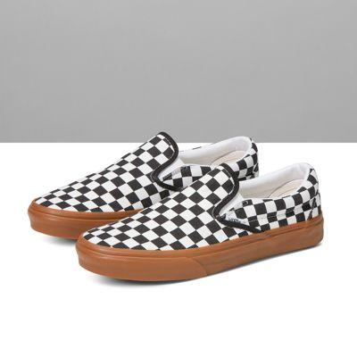 Vans Customs Checkerboard Gum Sole Slip-on Wide (customs)