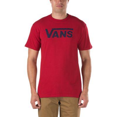 Vans Mens Shoes Skate Shoes Mens Shoes Mens Sandals Classic T-shirt (cardinal/navy)