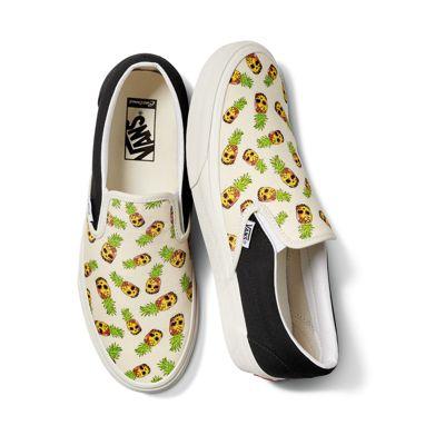 Vans Custom Pineapple Skulls Slip-on (custom)
