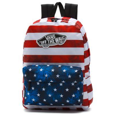 Vans Realm Backpack (american Flag)