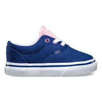 Vans Toddlers Shiny Eyelets Era (twilight Blue/pink Mist)