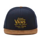 Vans Authentic Vans Snapback Hat (dress Blues-brown)