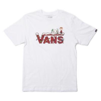 Vans Boys Vans X Peanuts Holiday T-shirt (white)