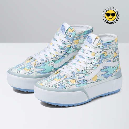Vans Sk8-hi Tapered Stacked (uv Ink Sunwaves)