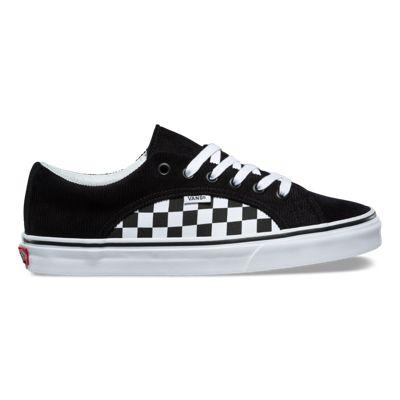 Vans Checker Cord Lampin (black True White)
