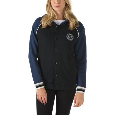 Vans Mens Shoes Skate Shoes Mens Shoes Mens Sandals Golding Varsity Hoodie (black) Womens Sweatshirts