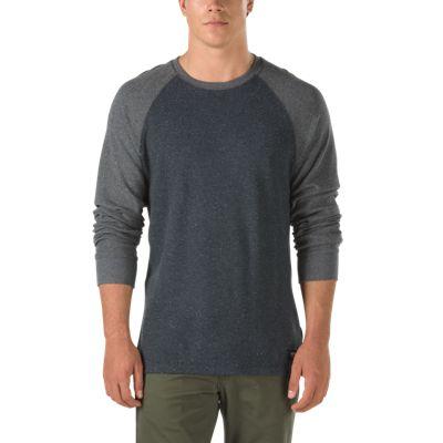 Vans Burdett Thermal Long Sleeve T-shirt (black Heather)