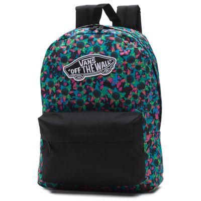 Vans Realm Backpack (floral Mix Black/turquoise)
