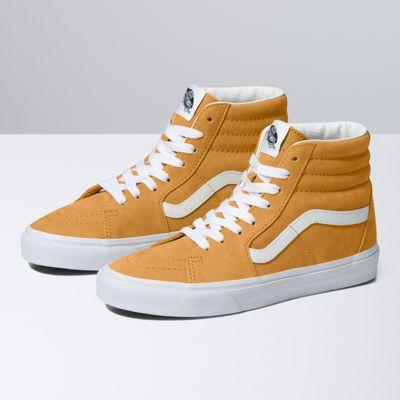 Vans Pig Suede Sk8-hi (golden Yellow)