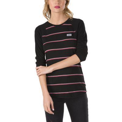 Vans Boom Boom Long Sleeve Raglan (black Dry Rose)