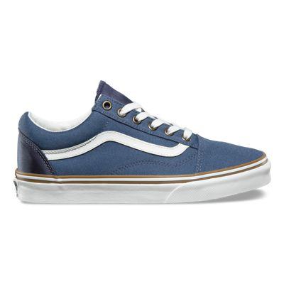 Vans Sun Faded Old Skool (vintage Indigo/blanc De Blanc)