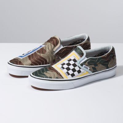Vans Mixed Quilting Slip-on (camo/true White)
