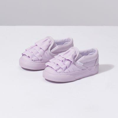 Vans Toddler Ruffle Classic Slip-on (lavender Fog)