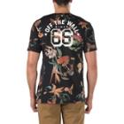 Vans Mens Shoes Skate Shoes Mens Shoes Mens Sandals Sixty-six T-shirt (death Bloom)