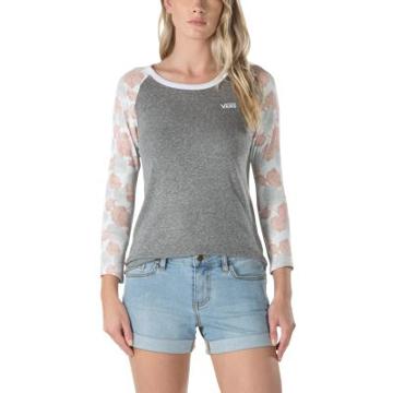 Vans Poppy Dream Raglan (grey Heather Poppy)