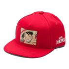 Vans X One Piece Kids Snapback Hat (racing Red)
