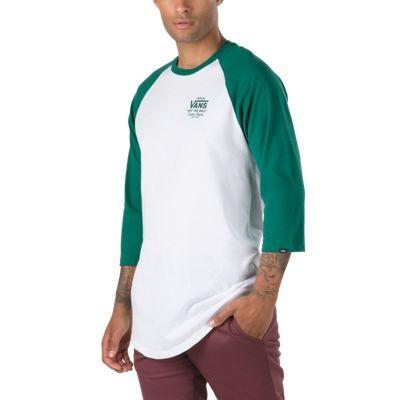 Vans Holder Street Raglan T-shirt (white/evergreen)