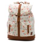 Vans Lean In Leila Backpack (white Sand 70s Floral)