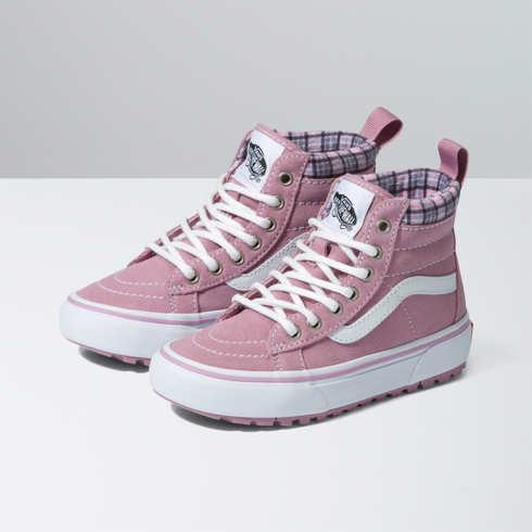 Vans Kids Sk8-hi Mte-1 (plaid Lilas)