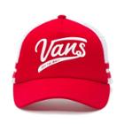 Vans Ol Sport Mesh Trucker Hat (racing Red)
