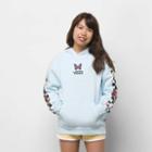 Vans Kids Butterfly Floral Bff Hoodie (delicate Blue)