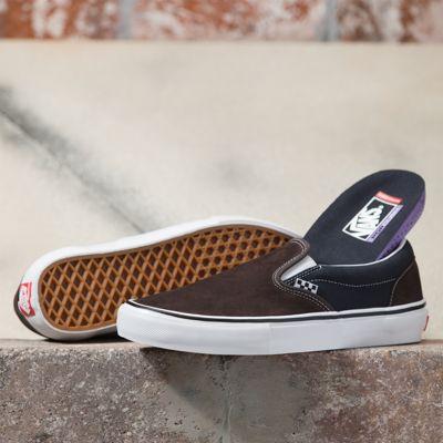 Vans Skate Slip-on (dark Brown/navy)