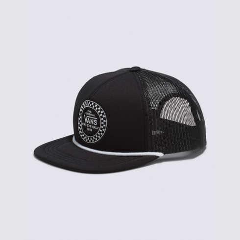 Vans Circle Check Trucker Hat (black)
