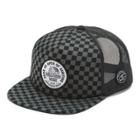 Vans Us Open Printed Trucker Hat (black Checker)