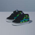 Vans Toddler Glow Uni Rex Sk8-mid Reissue V Shoe (black/blue Atoll)