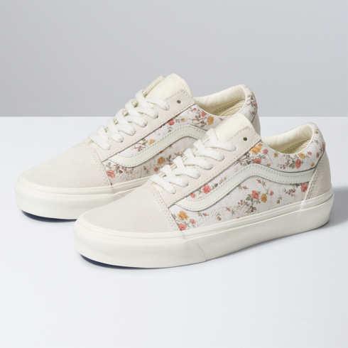 Vans Vintage Old Skool Shoe (floral/marshmallow)