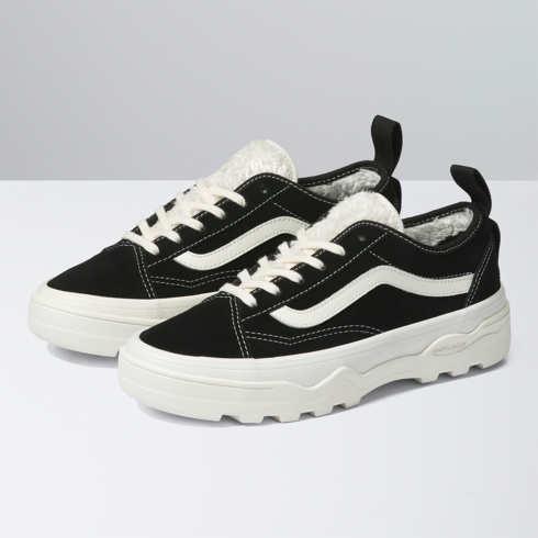 Vans Sherpa Suede Sentry Old Skool Wc Shoe (black)