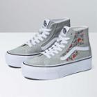 Vans Floral Embroidery Sk8-hi Tapered Stackform Shoe (desert Sage)