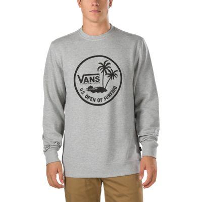 Vans 2016 Uso Logo Lock Up Crew Sweatshirt (cement Heather)