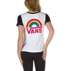 Vans Make It Rainbow Tee (white/black)
