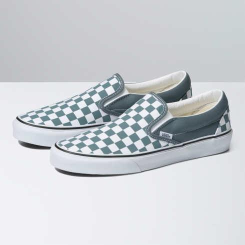 Vans Checkerboard Classic Slip-on Shoe (stormy Weather)