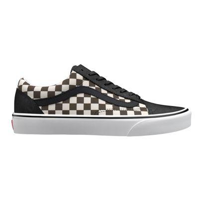 Vans Womens Customs Old Skool (checkerboard B/w)