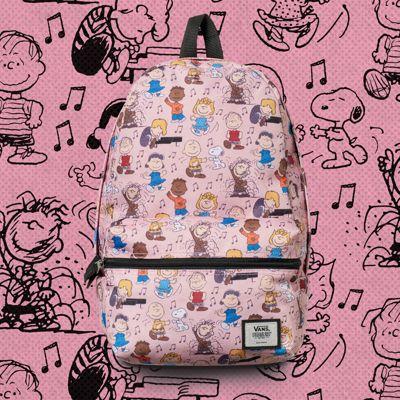 Vans X Peanuts Dance Party Calico Small Backpack (peanuts Dance Party) |  LookMazing