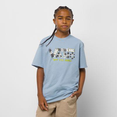 Vans Kids Grip Art T-shirt (ashley Blue)