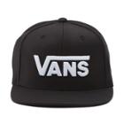 Vans Drop V Snapback Hat (black White)