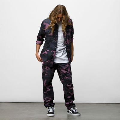 Vans Depot Cargo Pant (oversized Black Plum Camo)
