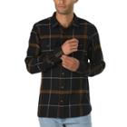 Vans Wayland Long Sleeve Flannel Shirt (black/rubber)