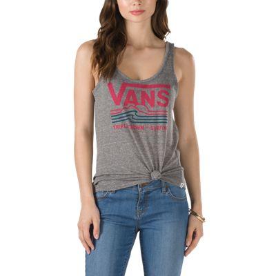 Vans 2017 Vtcs Logo Tank Top (grey Heather)