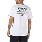 Vans Retro Tri T-shirt (white/black Pit Stop Floral)