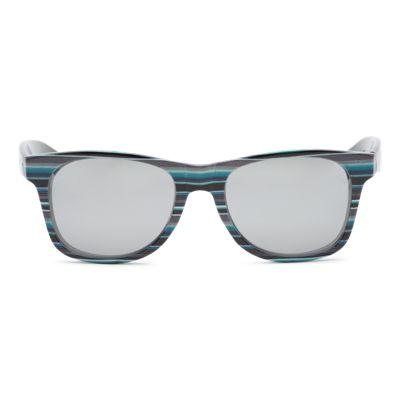 Vans Spicoli Sunglasses (black Rockaway Stripe-chrome)