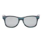 Vans Spicoli Sunglasses (black Rockaway Stripe-chrome)