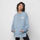Vans Sashing Henley Hoodie (ashley Blue)