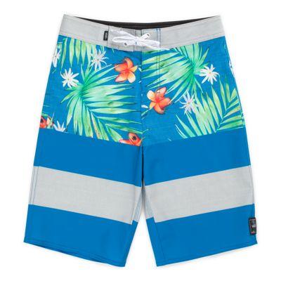 Vans Boys Era Boardshort (imperial Blue Decay Palm)
