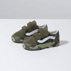 Vans Toddler Plaid Camo Old Skool V (grape Leaf/true White)