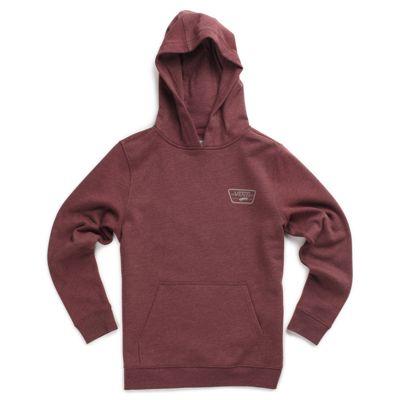 Vans Boys Full Patched Pullover Hoodie (port Royale Heather)