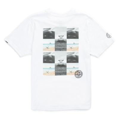 Vans Boys 2018 Vuso Photo Check Short Sleeve T-shirt (white)